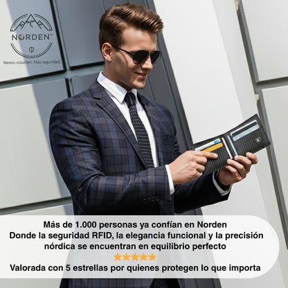 Cartera Norden Slim con bloqueo RFID